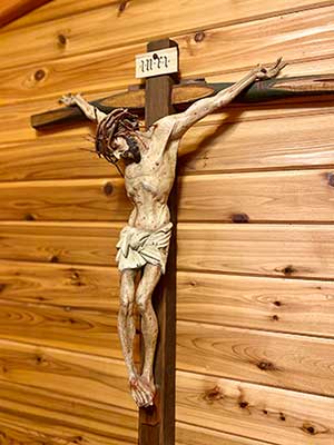 Crucifix in Sacristy